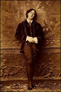Oscar Wilde em 1882, por Napoleon Sarony